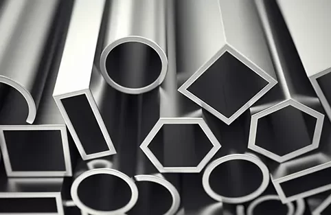 closeup photo of aluminum bars