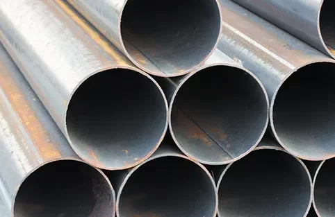 closeup photo of steel pipes